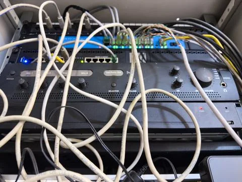Network Server Infrastructure, Technology Hardware Stock Photos