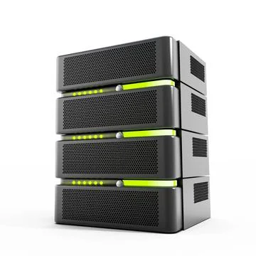 Network server Network server isolated on white background Copyright: xZoo... Stock Photos