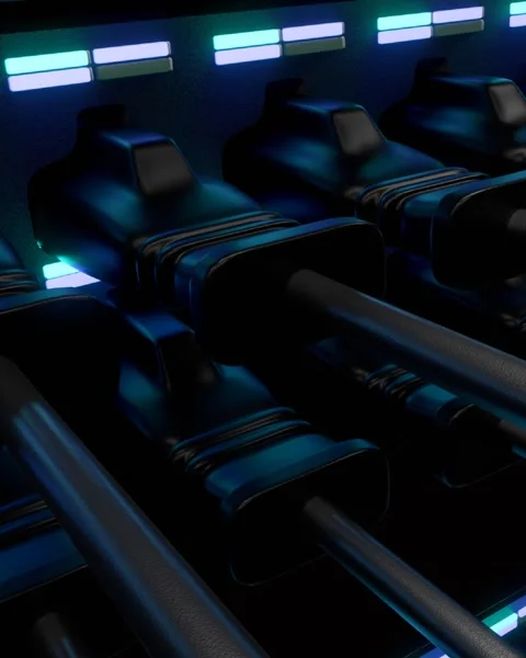 Network Server Rack with Cables Video stock 301316071