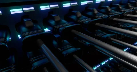 Network Server Rack with Cables Video stock 301316639