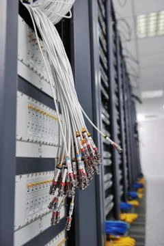 Network server room Stock Photos