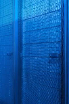 Network server room Stock Photos