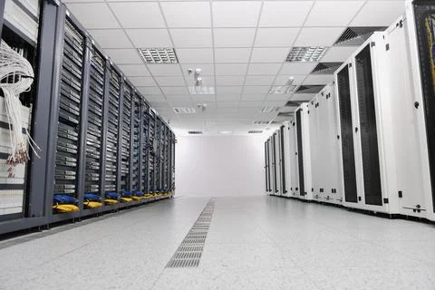 Network server room Stock Photos