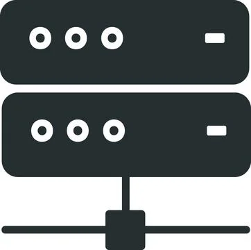 Network server station for data hosting 스톡 일러스트