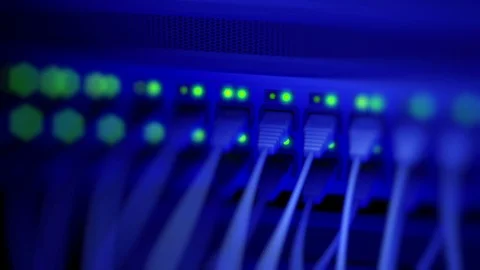 Network server switch Vídeo Stock 81493353
