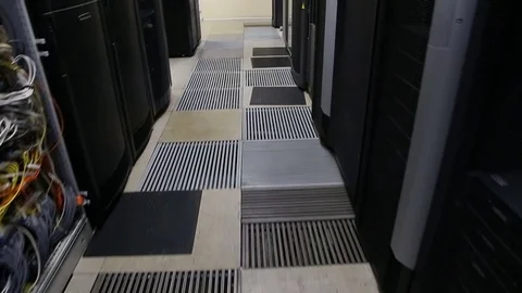 Network servers in data center Stock-Footage 71024205