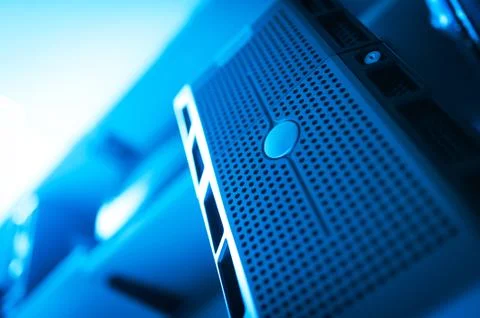 Network servers in data room Domestic Room Stock Photos