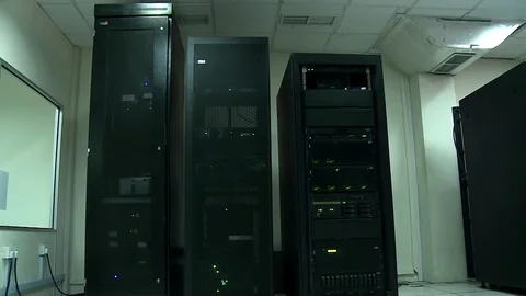 Network Servers Video stock 122697277