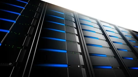Network Servers in Line (Loop) Vidéo 7755616
