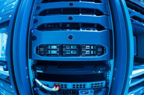 Network servers Stock Photos
