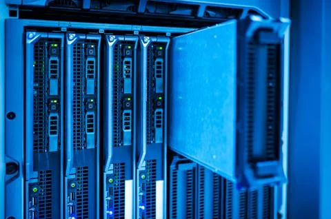 Network servers Stock Photos