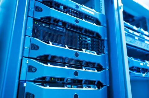 Network servers Stock Photos