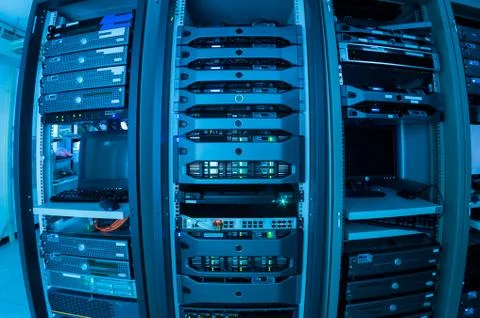 Network servers Stock Photos
