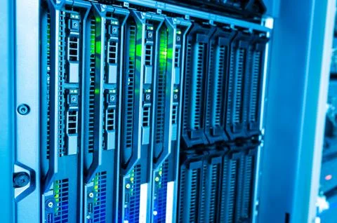 Network servers Stock Photos