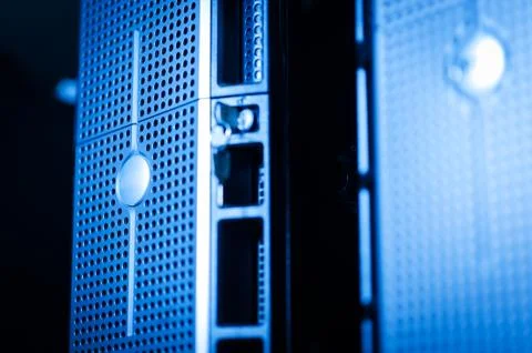 Network servers Stock Photos