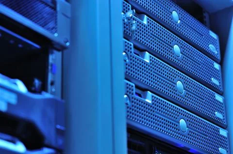 Network servers Stock Photos