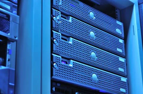 Network servers Stock Photos