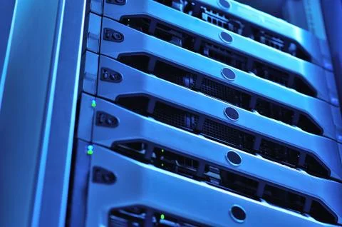 Network servers Stock Photos