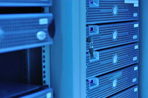 Network servers Stock Photos