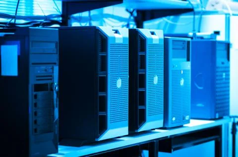 Network servers Stock Photos