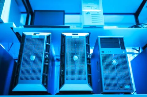 Network servers Stock Photos