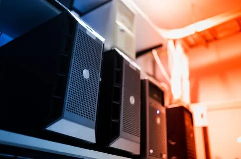 Network servers Stock Photos