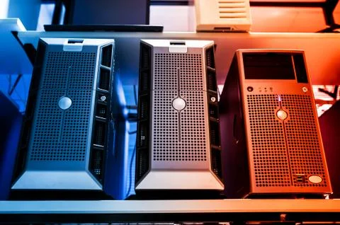 Network servers Stock Photos