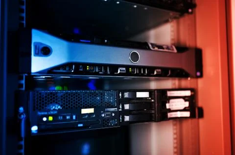 Network servers Stock Photos