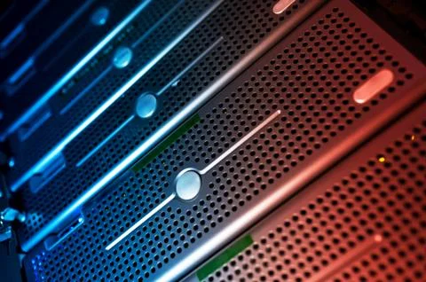 Network servers Stock Photos