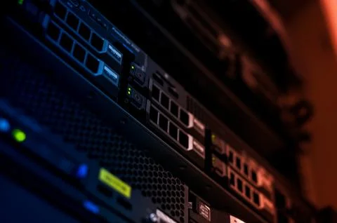 Network servers Stock Photos