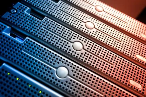 Network servers Stock Photos