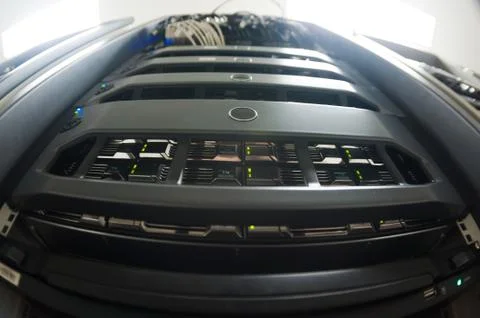 Network servers Foto stock