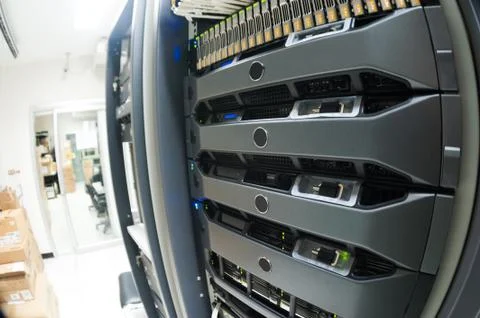 Network servers Stock Photos