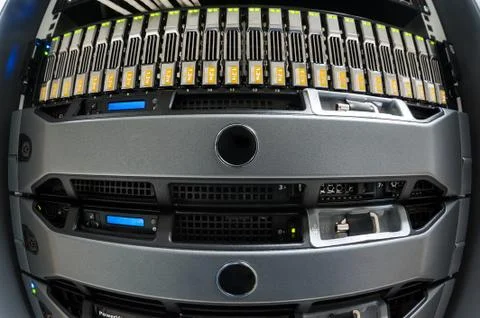 Network servers Stock Photos