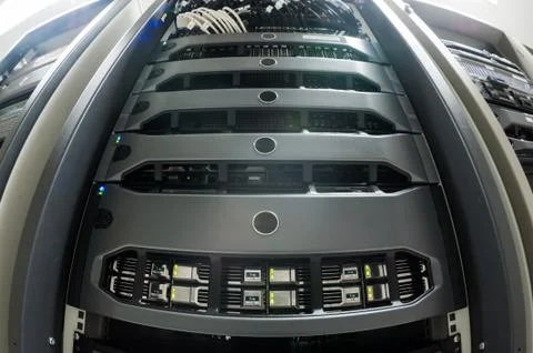 Network servers Stock Photos