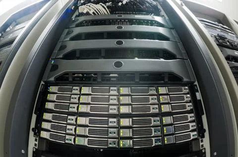 Network servers Stock Photos