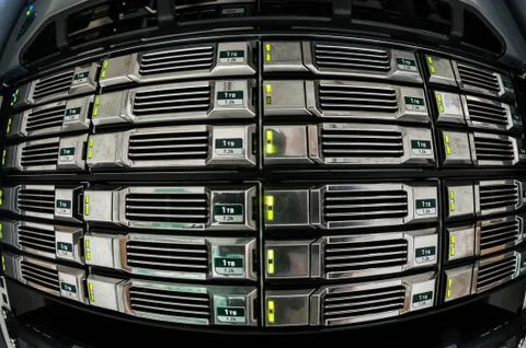 Network servers Stock Photos