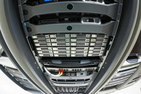 Network servers Stock Photos