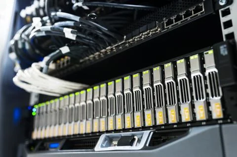 Network servers Stock Photos