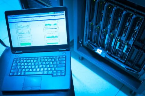 Network servers Stock Photos