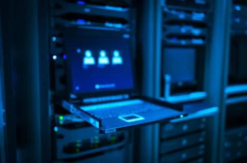 Network servers Stock Photos