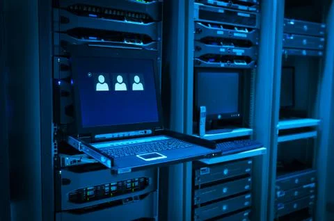 Network servers Stock Photos
