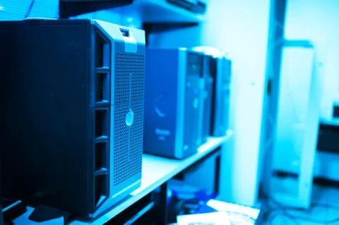 Network servers Stock Photos