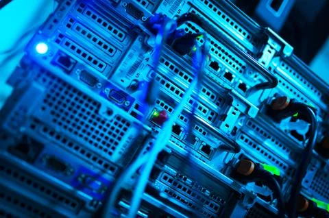 Network servers Stock Photos