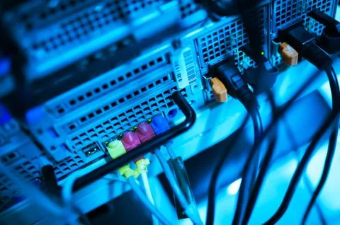 Network servers Stock Photos