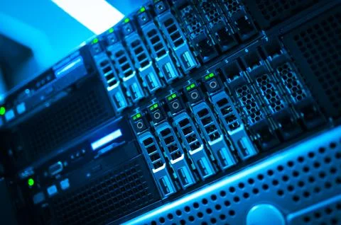 Network servers Stock Photos