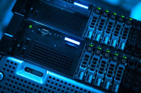 Network servers Stock Photos