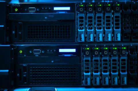 Network servers Stock Photos