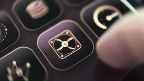 Network Services and Performance Gauge App Tiles Stock Footage 341865386