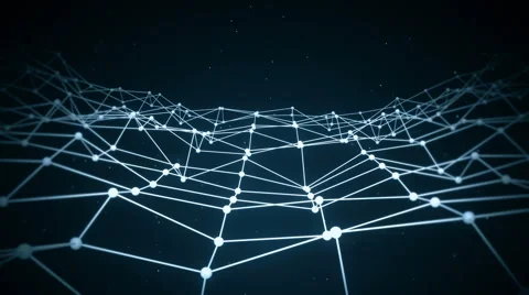 Network shape sci-fi loop background 4k ... | Stock Video | Pond5